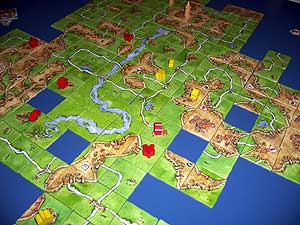 Contenu du jeu Carcassonne